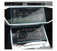 URAGER Protector Pantalla 2 Protectores Pantalla Multimedia Coche Para A6 A7 2019 2020, Pantalla Táctil, Película Protectora Vidrio Templado 9H.