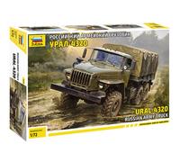 URAL-4320 Camión Ejército Ruso 1:72 Kit Modelo Plástico ZVEZDA