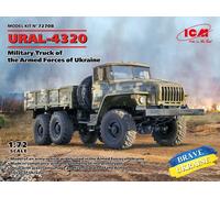 Ural-4320, Military Camión Of The Armed Forces Ukraine 1:72 Plástico Modelo Kit
