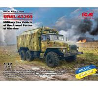 URAL-43203, Military Caja Vehicle Of The Armed Forces Ukraine 1:72 Plástico Kit