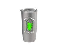 Uranium Glass Collector 395NM Antique Hunting Vaso térmico de acero inoxidable de doble pared