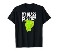 Uranium Glass Collector My Glass Is Spicy Camiseta gráfica económica