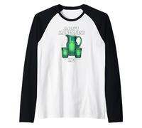Uranium Glass Hunter Don't Manganese Me Funny Camiseta Manga Raglan