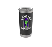 Uranium Glass Hunting Always Pack A Blacklight Vaso térmico de acero inoxidable de doble pared
