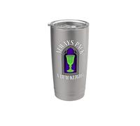 Uranium Glass Hunting Always Pack A Blacklight Vaso térmico de acero inoxidable de doble pared