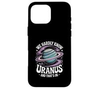 Urano Apenas conocemos a Urano Planeta Misterioso Urano Carcasa para iPhone 16 Pro MAX
