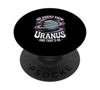Urano Apenas conocemos a Urano Planeta Misterioso Urano PopSockets PopGrip Adhesivo