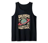 Urano "Urano llamado" diseño retro Camiseta sin Mangas