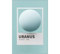 Uranus Dot Grid Notebook - Planet #06: Minimalist Space-Themed Bullet Journal | 100 Dotted Pages | 6x9 in | Aesthetic Celestial Design