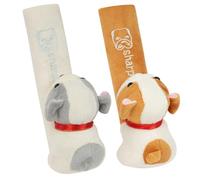 URAQT Almohadillas Cinturon Coche Niños, 2pcs Protector Cinturon Coche, Almohadillas para Cinturón de Seguridad de Viaje, Funda Cinturon Coche para Adulto Niños para Protegen Hombro Cuello