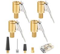 URAQT Boquilla Inflador Neumaticos,Tubo De Inflador Ruedas,Manguera Infladora, Neumático Bomba Manguera,Bomba de Inflador, Adaptadores De Válvula Compatible para Coche, Moto, Bici