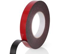 URAQT Cinta Adhesiva Doble Cara Extrafuerte, 20mm X 10M Cinta de Espuma Adhesiva, Alta Adherencia y Impermeable, Resistencia a Altas Temperaturas, para Automoción, Decoración Interior y Exterior