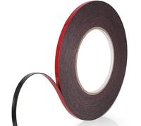 URAQT Cinta Adhesiva Doble Cara Extrafuerte, 5mm X 10M Cinta de Espuma Adhesiva, Alta Adherencia y Impermeable, Resistencia a Altas Temperaturas, para Automoción, Decoración Interior y Exterior