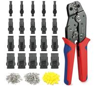 URAQT Conector Electrico Impermeable para Coche, Conectores Electricos Rapidos, 300 Piezas Clavija Conector, Kit de Conector para Coche (1/2/3/4 Pines) para Coche Scooter Camión Motocicleta