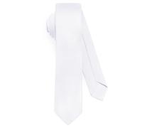 URAQT Corbatas para Hombre, 5CM Corbatas Delgadas, Color Sólido, Empatar Formal Clásica, Ropa Accesorios Regalo, Atars de Hombre Modernas para Boda, Fiesta, Business Negocios (Blanco)