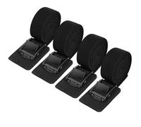 URAQT Correa de Amarre 2M, 4 Piezas Cinchas de Amarre con Correas Tensoras de Presión Nueva versión Mejorada, Resistente a Arañazos Práctico, para Portaequipajes Coche,Portabicicletas,Motocicletas