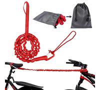 URAQT Cuerda de Remolque para Bicicleta para Niños,3M Capacidad de Carga de 500 Libras Cuerda de Remolque de Bici, Correa de Tracción Elástica de Bici Portátil,Cuerda de Tracción para Niños con Bolsa