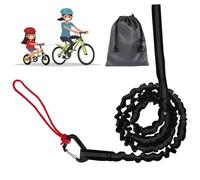 URAQT Cuerda de Remolque para Bicicleta para Niños,3M Capacidad de Carga de 500 Libras Cuerda de Remolque de Bici, Correa de Tracción Elástica de Bici Portátil,Cuerda de Tracción para Niños con Bolsa