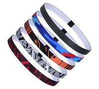 URAQT Diadema Deportiva Elástica, Deporte Cintas de Pelo Antideslizante para el Cabello, Bandas de Cabeza Silicona, Diadema Hombre y Mujer para Yoga, Fitness, Correr, Ciclismo