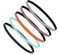 URAQT Diadema Deportiva Elástica, Deporte Cintas de Pelo Antideslizante para el Cabello, Bandas de Cabeza Silicona, Diadema Hombre y Mujer para Yoga, Fitness, Correr, Ciclismo