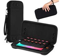 URAQT Funda para Nintendo Switch 2, Funda de Viaje Switch 2 Tiene con 12 Ranuras, Funda Protectora Rígida de Viaje para Nintendo Switch 2, Funda de Transporte para Consola Switch 2 y Accesorios,Negro