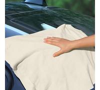 URAQT Gamuza Coche Secado, 60x40 cm Paño de Limpieza de Gamuza Natural para Coche, Gamuza Piel Natural, Paños de Limpieza sin Pelusa, Toalla Secado Coche para Cristales Moto Ventanas Espejos Cocina