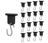 URAQT Ganchos de Toldo, 17 Pares Ganchos para Toldo RV Ganchos en Set de Forma de S Camping Accesorios Camper Ganchos para Autocaravana, Caravana, Fiesta de Navidad, Decoración Interior y Exterior