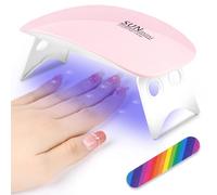 URAQT Lampara UV Led Profesional para Uñas de Gel Semipermanentes, Maquina Plegable Portable, Secador USB para Hogar y Salón, Ideal para Hogar y Salón, Ideal para Uñas Gel y Todo Tipo de Manicura