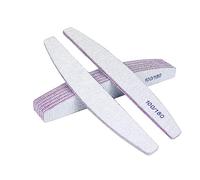 URAQT Limas de Uñas Profesionales, 100/180, para Uñas de Doble Cara Set Gel Acrílico Limas con Lavable, para Uso Doméstico y Salón (6pcs)