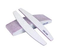 URAQT Limas de Uñas Profesionales de 16 pcs, 180/240, para Uñas de Doble Cara Set Gel Acrílico Limas con Lavable, para Uso Doméstico y Salón