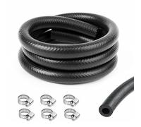 URAQT Mangueras de Combustible 100 cm 8 mm Manguera Combustible Línea de Combustible Kit de Tubo Gasolina con 6 Piezas Acero inoxidable Abrazadera de Manguera…