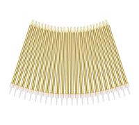 URAQT Metálico Vela, Largo fino oro Velas de cumpleaños y pastel para decoración de fiesta de boda (24 piezas)