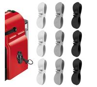 URAQT Organizadores de Cables, 9Pcs Organizador Autoadhesivo, Enrolladores de Cables, Organizadores de Cables de Alimentación, Organizador de Cables Clips Soporte Cables para hogar y la oficina