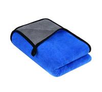 URAQT Paños de Microfibra Coche,1PCS 90 * 60CM Toalla Microfibra Coche,Toalla Súper Absorbente Bayeta Microfibra,Bayeta Microfibra 500 GMS Reutilizable para Pulir Coches, Cocina, Cristal(Azul Oscuro