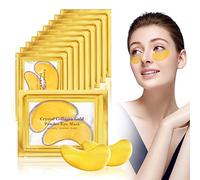 URAQT Parches Ojos Bolsas y Ojeras, 10 Pares Parches Ojeras Paquete Independiente, Eye Patches Colageno de Hidrogel, Mascarilla Ojos para Quita Ojeras y Bolsas, Cuidado Piel, Hidratante, Calmante