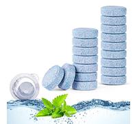 URAQT Pastillas Efervescentes para Limpiaparabrisas de Coche, Pastillas Efervescentes de Cristal Para Coche, Pastillas Para Limpiaparabrisas de Coche, Para Cristal, Pantallas (18 Piezas)