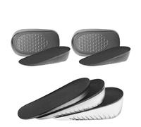URAQT Plantillas Altura Hombre y Mujer, 2 Pares Alzas para Zapatos Hombre, Plantillas Gel Mujers para Aumentar la Altura, Plantillas Hombre para Pies Talones Soporte y Amortiguación de Impactos, 2.5cm