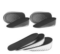 URAQT Plantillas Altura Hombre y Mujer, 2 Pares Alzas para Zapatos Mujer, Plantillas Gel Mujers para Aumentar la Altura, Plantilla Mujers para Pies Talones Soporte y Amortiguación de Impactos, 3.5cm
