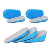 URAQT Plantillas de Gel para Aumentar Altura - Alzas para Zapatos Hombre y Mujer, 2 Pares Con Soporte y Amortiguación de Impactos para Talones