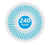 URAQT Sal Lavado Nasal, 240 pcs Suero Fisiologico para Alivio Congestión Nasal y Limpieza Nasal, Limpiador Nasal Niños y Adulto para Enjuague Nasal, Lavado Nariz, Alivio Conductos Nasal