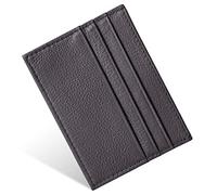 URAQT Tarjetero Hombre y Mujer, Porta Tarjetas de Tecnología Anti-Robo RFID, Card Holder, Carteira Porta Cartao, Funda Tarjeta Credito, Billeteras para Hombre y Mujer, Hombre