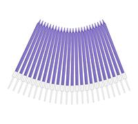 URAQT Vela de Cumpleaños, 24 Piezas Velas de Pastel, Velas Metálicas para Cupcakes en Soportes, Velas Largas y Finas para Cumpleaños, Bodas, Fiesta, Decoración, 13cm Negro