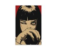 URAUIH Póster de película Pulp Fiction para dormitorio, sala de estar, pared, 30 x 45 cm, estilo sin marco