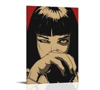 URAUIH Pulp Fiction - Póster de película para dormitorio, sala de estar, pared, 30 x 45 cm, estilo marco