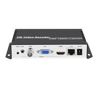 URayCoder H.265 H.264 Decodificador de transmisión de video IP con salida HDMI VGA CVBS, para decodificar cámara IP y RTMP HLS M3U8 RTSP UDP SRT MP4 HTTPS ONVIF, etc.
