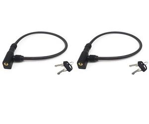 URBAN 435 Candado Bicicleta Cable Antirrobo Acero Trenzado ø9mm, 60cm, Cerradura Seguridad, Cadena Cable Antirobo Universal Casco Moto, Accesorios, Scooter, Bici Eléctrica, Patinete, Bloqueo Ruedas