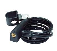 URBAN 450P Candado Bicicleta Cable Antirrobo Acero Trenzado ø8mm, 150cm, Cerradura Seguridad, Cadena Cable Antirobo Universal Casco Moto, Accesorios, Scooter, Bici Eléctrica, Patinete, Bloqueo Ruedas