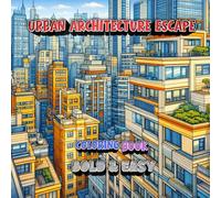 Urban Architecture Escape Coloring Book: Relaxing Modern City Architecture Coloring Book for Adults and Teens, Calm Modern Cityscapes and ... and Unwind (Urban Worlds Coloring Series)
