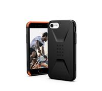 Urban Armor Gear Civilian Case Apple iPhone SE Funda [Carga inalámbrica Compatible Carcasa, Funda Resistente a los Golpes, Ultra Slim Bumper] Negro