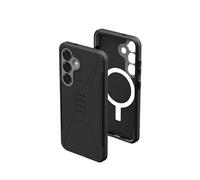 Urban Armor Gear Civilian Case Samsung Galaxy S25 Funda (Designed for Samsung certificación, Compatible con Carga inalámbrica, Funda Resistente a caídas) Negro